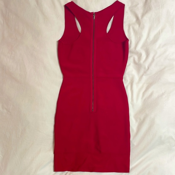 BCBGMAXAZRIA Red racerback bodycon dress - Picture 5 of 6